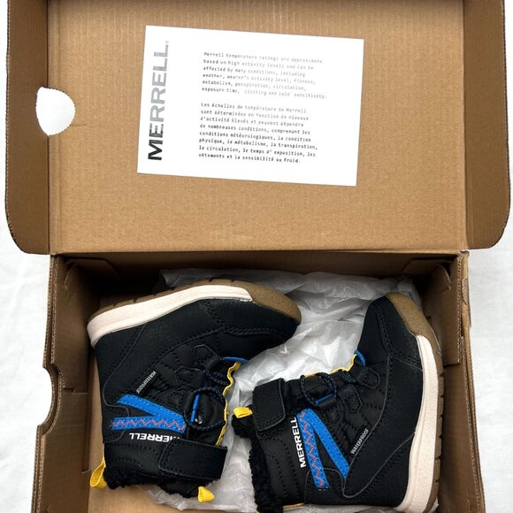 Merrell Toddler Insulated Winter Boots – Size 4M & 7M (Black) - Picture 2 of 4